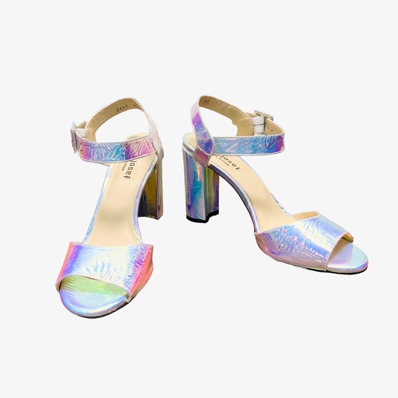 jon josef Shoes - NEW Jon Josef Saffron lI Block Heel Metallic Sandal